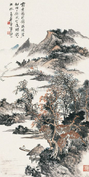 郑午昌书法真迹欣赏,郑午昌花鸟图100幅