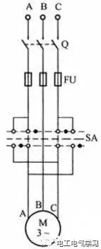电机正反转电路图原理讲解,旋转室外天线电机正反转原理