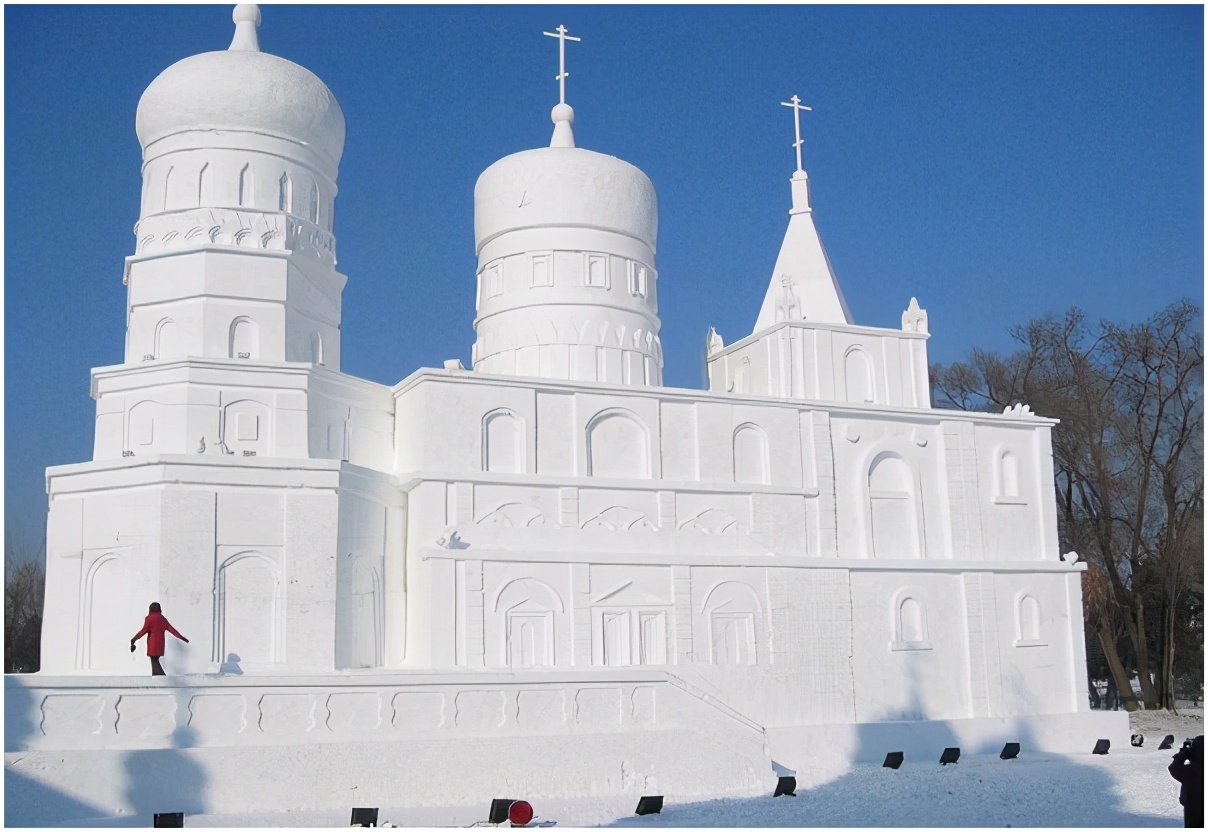 哈尔滨太阳岛火灾,哈尔滨太阳岛雪景