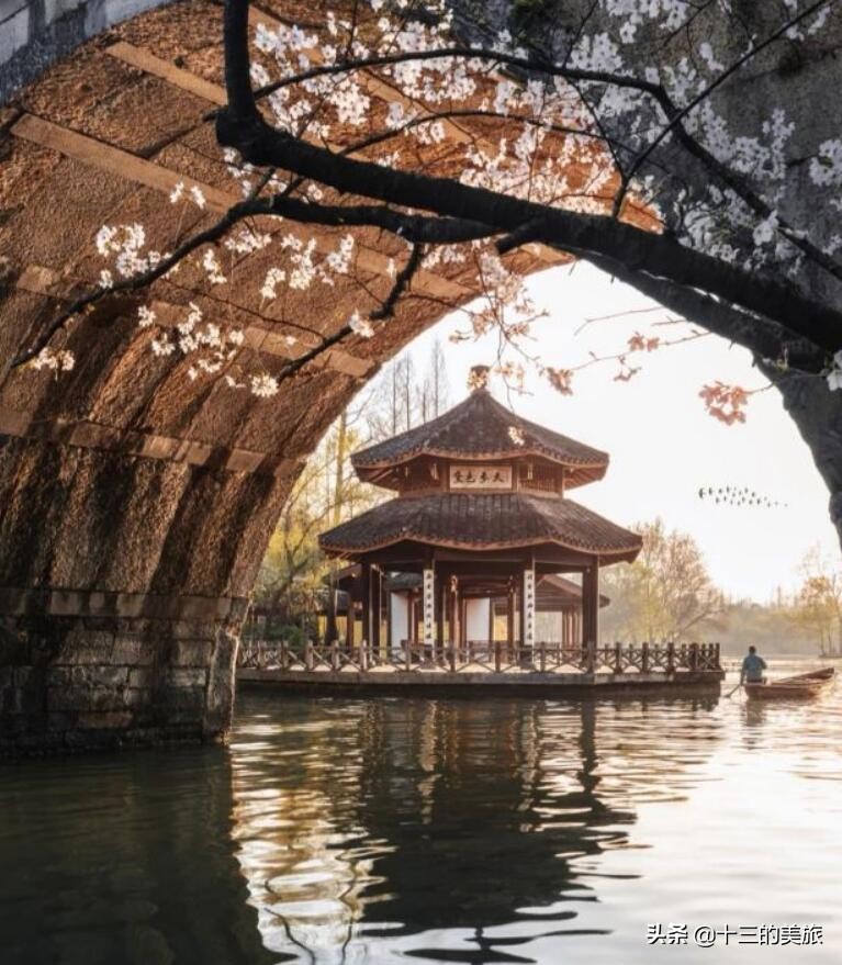 美丽的杭州西湖打卡地风景如画,美翻了银杏湖