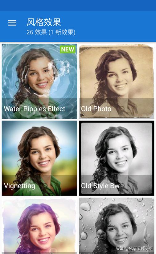 趣味照片制作软件,照片变油画特效p图软件