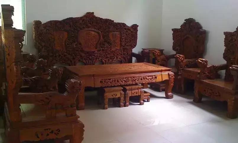 红木越南黄花梨木家具,越南红木家具半成品