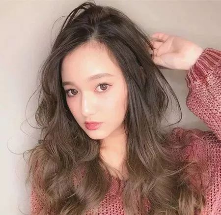 长脸型中长发烫发图片大全,小脸型中长发烫发