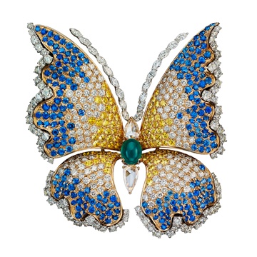 盘点那些年私藏的精致胸针,华丽又精致的蝴蝶胸针
