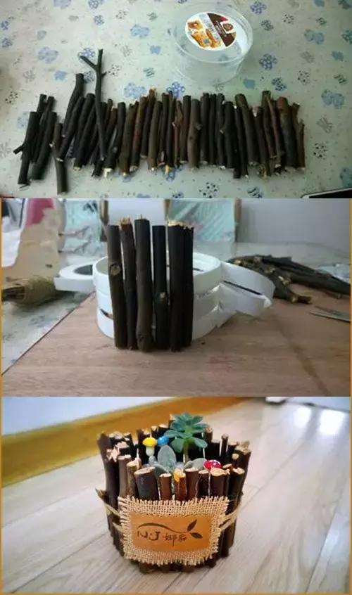 用老青砖挖空自制花盆的方法,塑料瓶自制免浇水的花盆方法