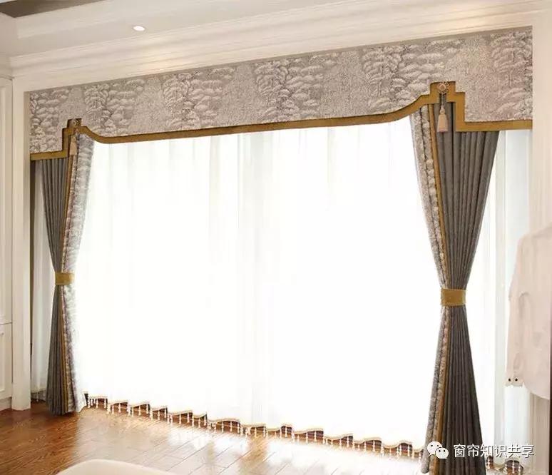 新中式25公分的帘头造型,新中式帘头尺寸