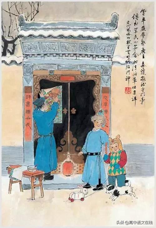 100张风俗图，100首诗词，太美了