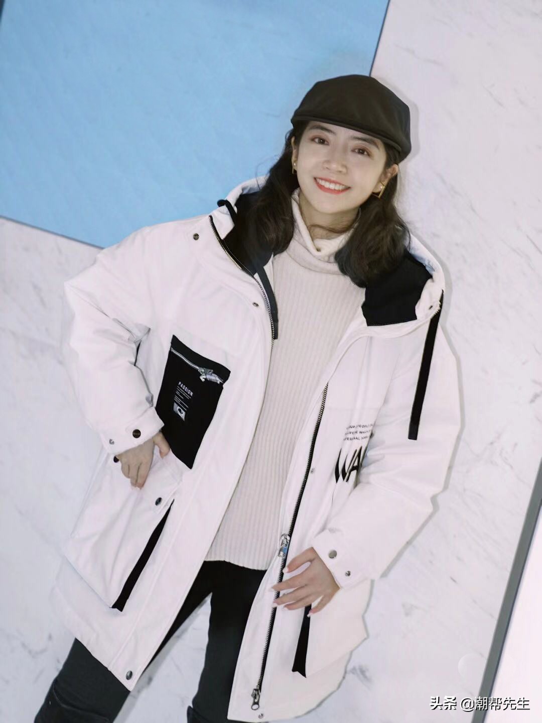 三木博主羽绒服穿法 (三木穿羽绒服的图片)