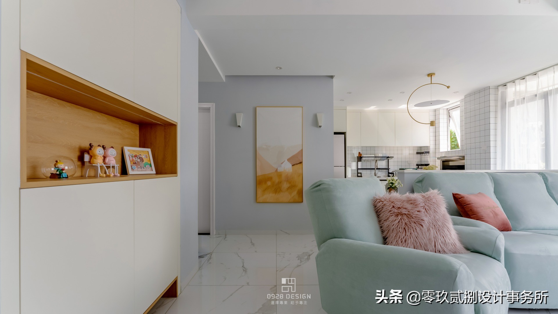 「零玖贰捌设计」65㎡“老破小”格局全改，变身阳光明媚小清新