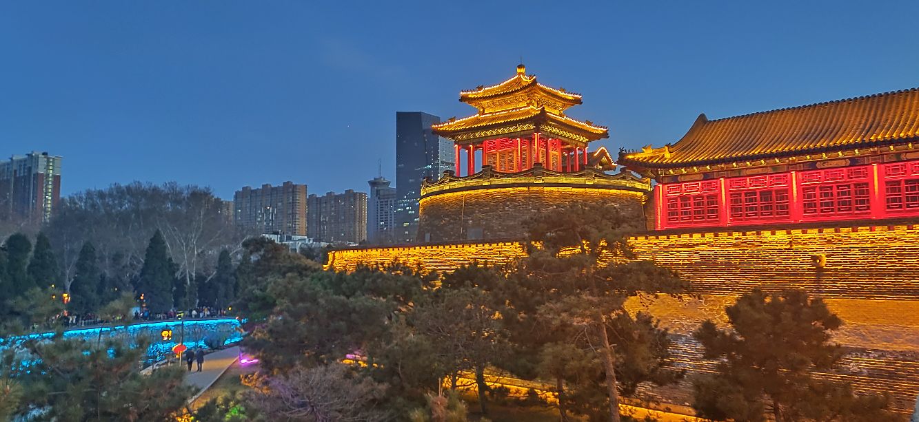 邯郸最美外景,邯郸夜景vs安阳夜景