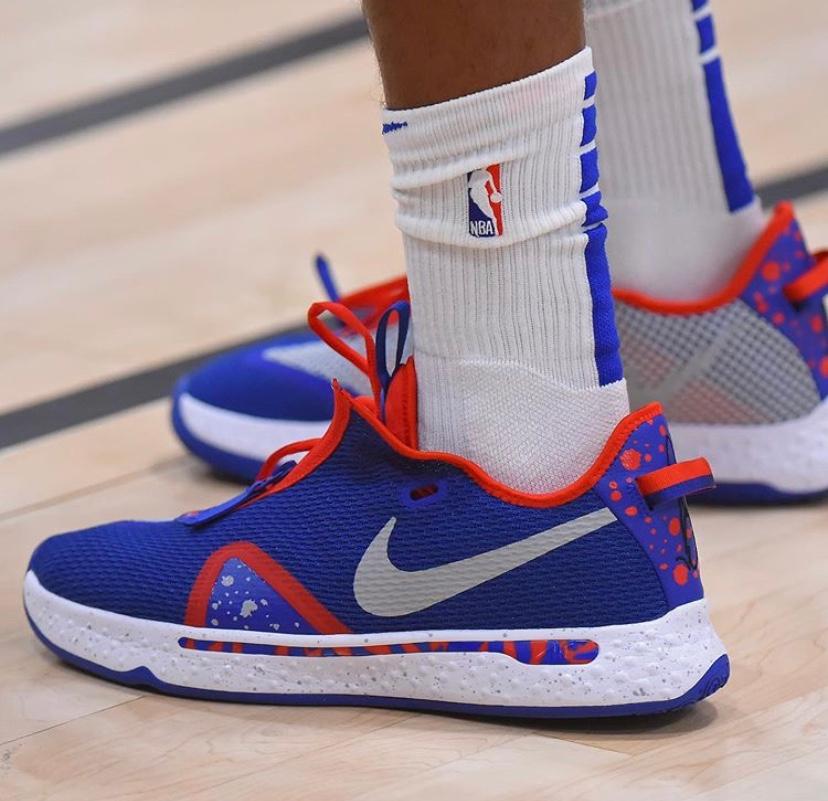 nba球员上脚aj36塔图姆,海沃德16-17赛季上脚战靴