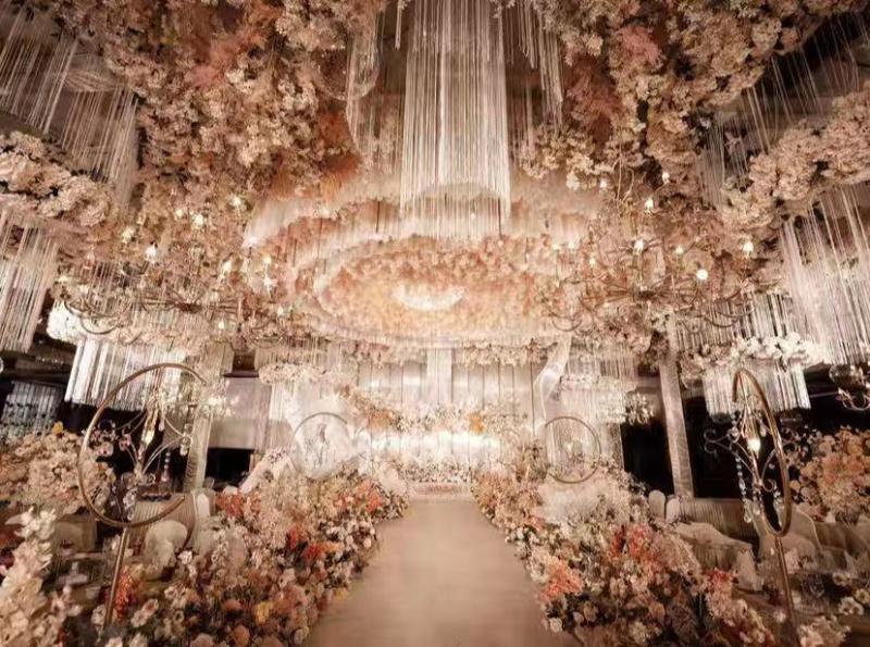 红色中式婚礼策划婚礼布置,婚礼策划婚礼布置奢华版