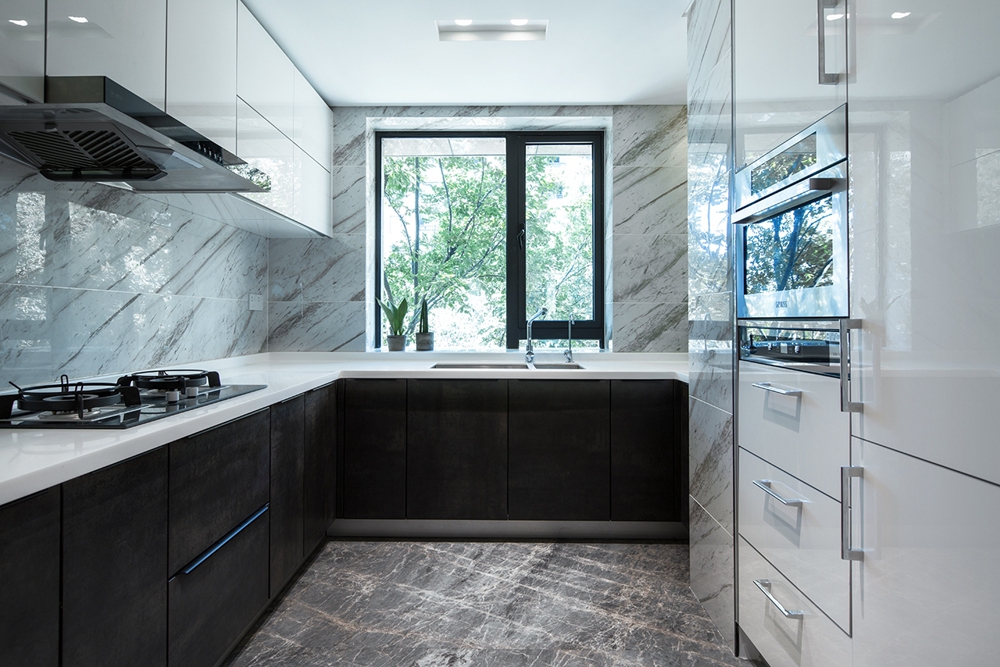 悬空电视柜台面无缝拼接,这是我见过最现代风装修