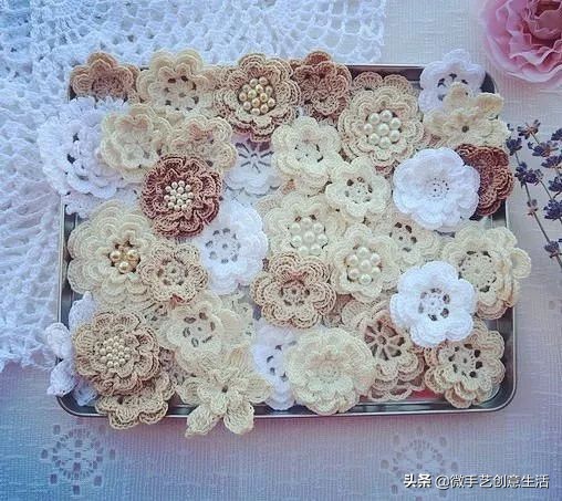 毛线编织小饰品教程五角星,纯手工编织手绳可爱蝴蝶饰品