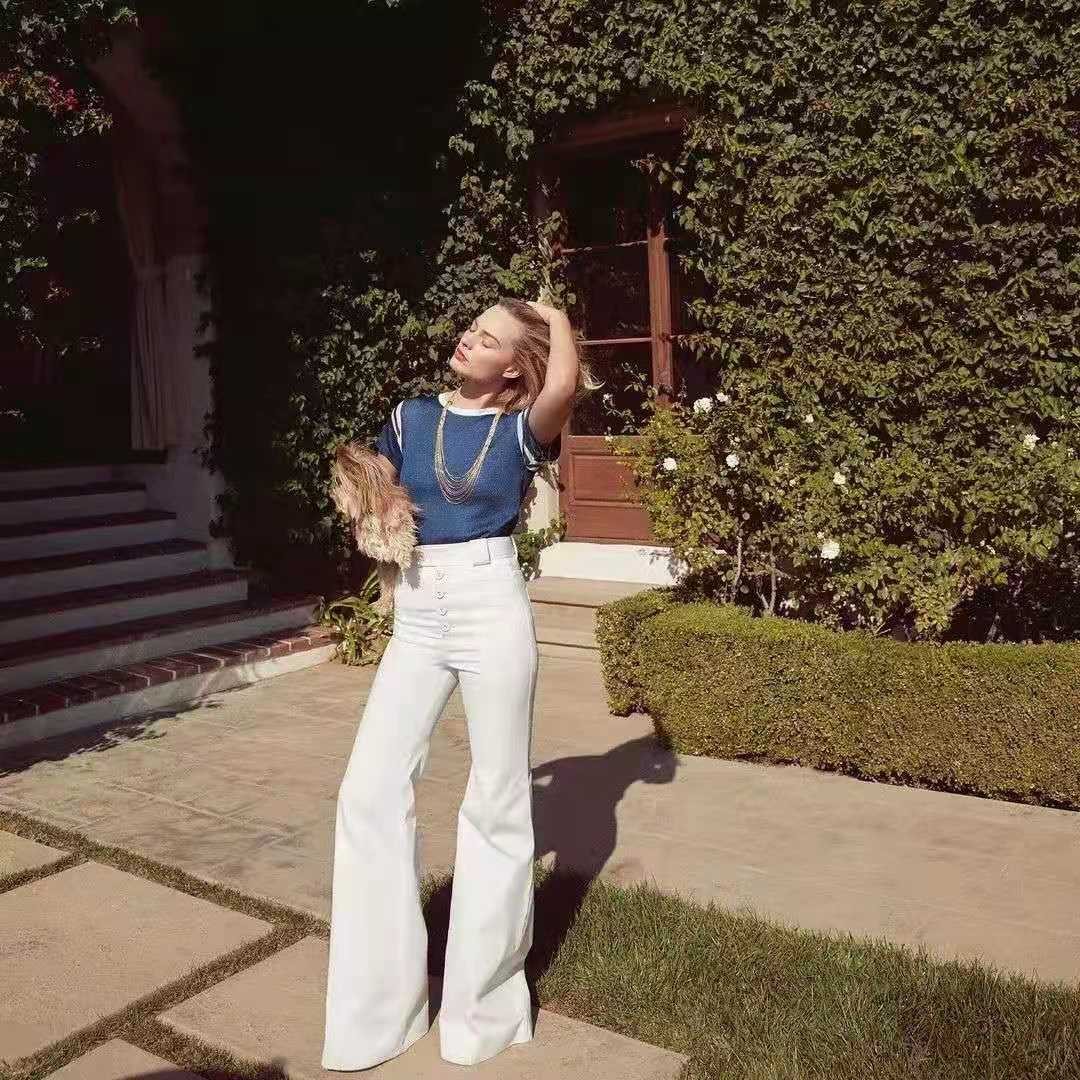 短袖显瘦针织衫,时尚洋气的高品质针织衫短袖