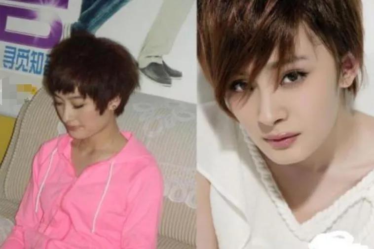 杨幂短发造型曝光,杨幂短发造型撞脸孙俪