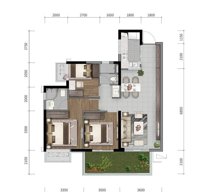 万科翡翠中央户型点评:这是万科体系内的「自我超越」