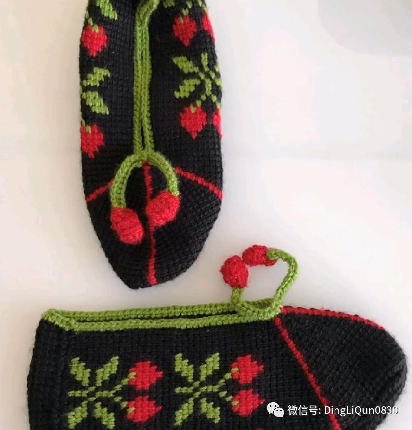 波西米亚风手工编织鞋子,针织作品50款