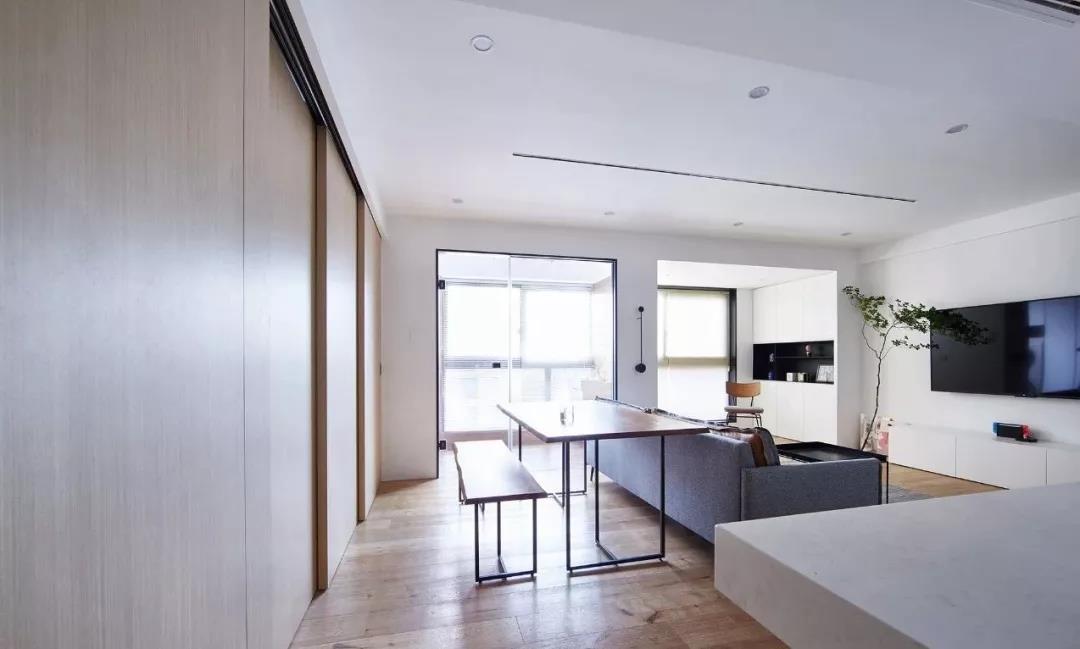 九号公馆110㎡简约三室里的舒适