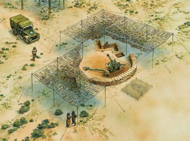 二战德军迷彩士兵单兵装备,二战德军迷彩服配大檐帽