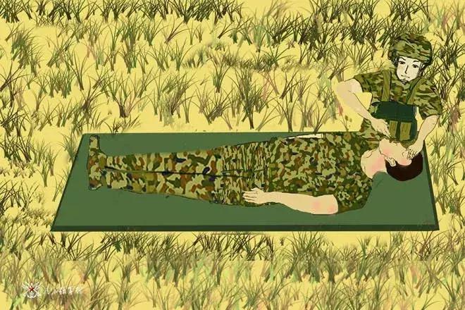 军事训练应激,当士兵训练时遇到狗