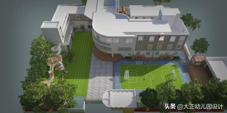 深圳创意幼儿园装修方案,幼儿园户外地面设计