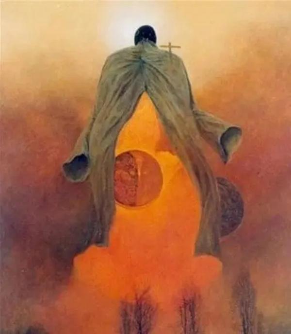 英国男子经历7分钟死亡,复活画出“神游”景象,神似《山海经》