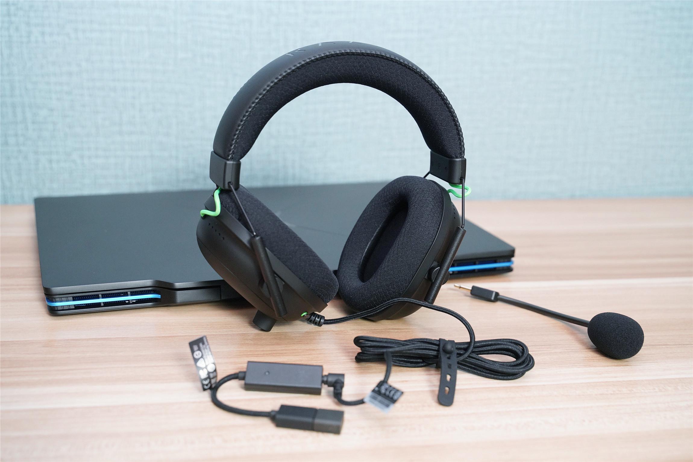 雷蛇旋风黑鲨v2电竞耳机上手,razer雷蛇旋风黑鲨v2x头戴式打csgo