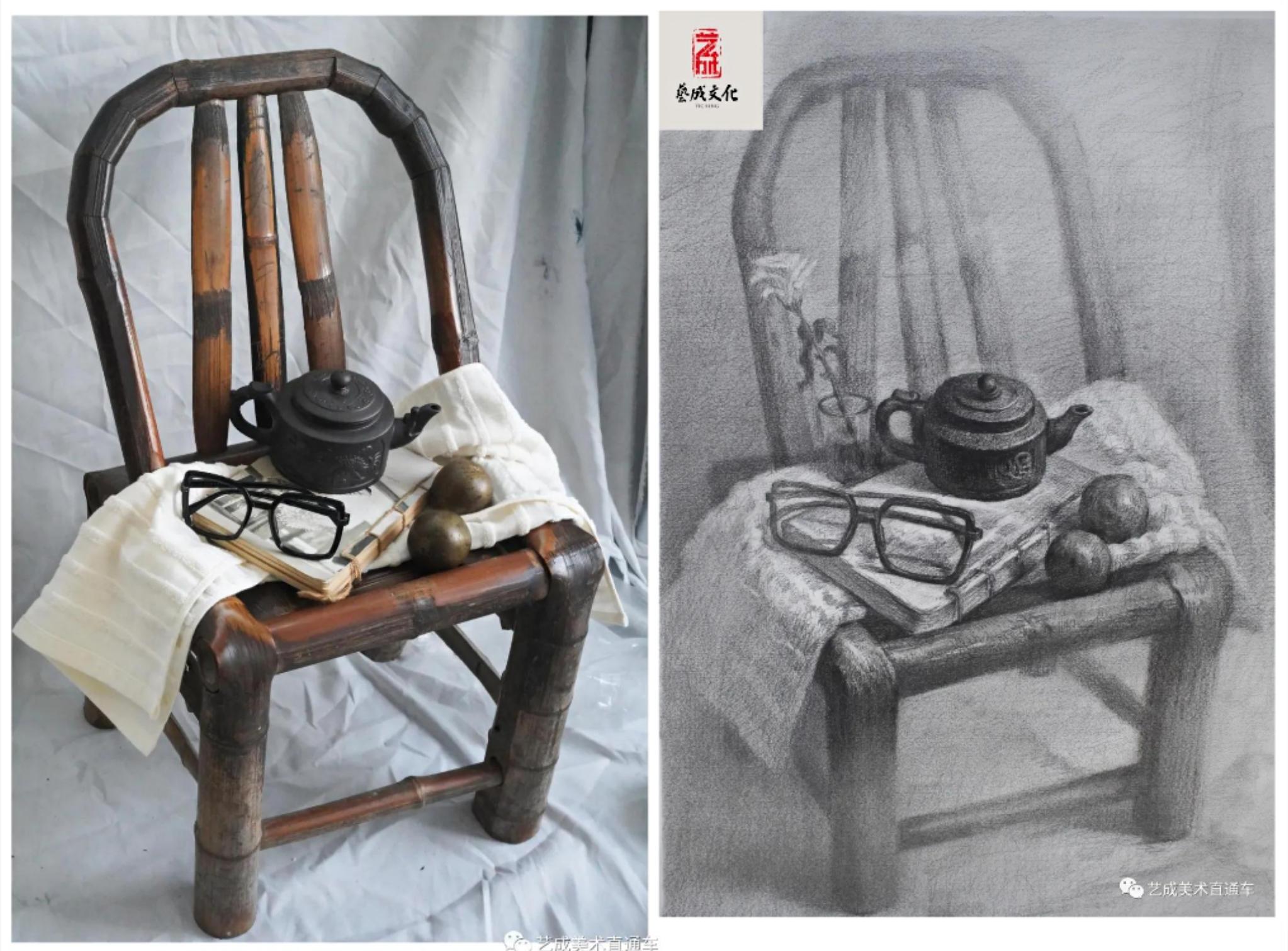 美术素描考试满级作品,素描人物高分卷四大特点