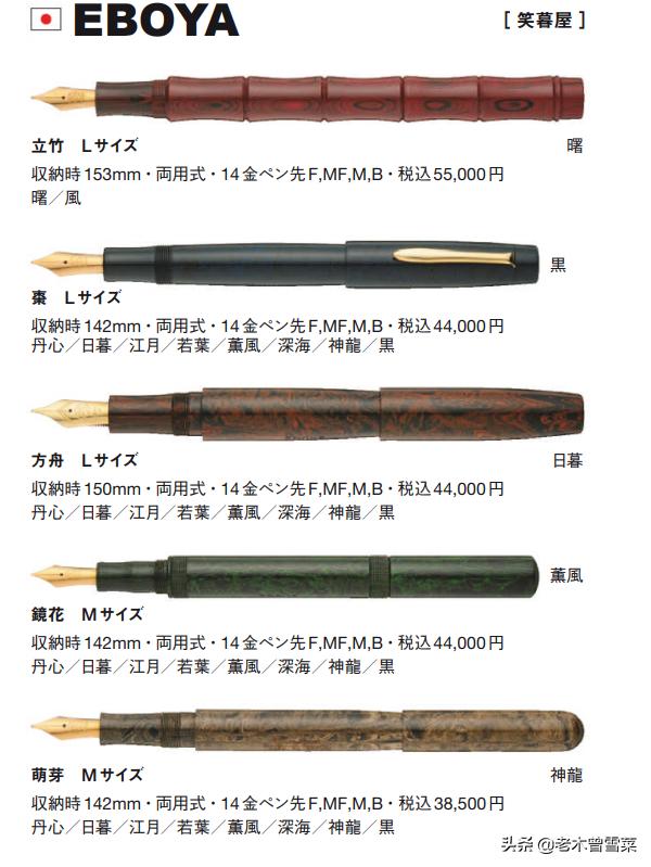 日本钢笔三大品牌,2021年钢笔前十品牌