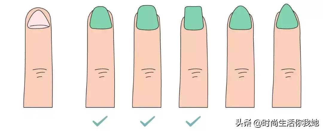 美甲怎么选择适合自己的指甲形状,看一下美甲款式