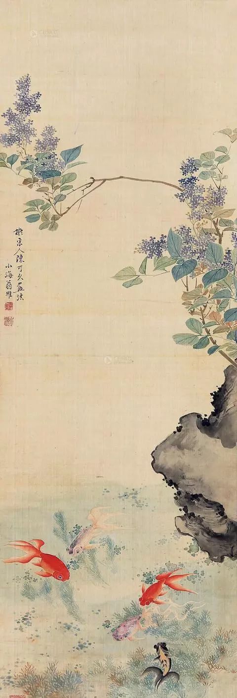清代花鸟鱼虫画,清代国画名家花鸟鱼虫