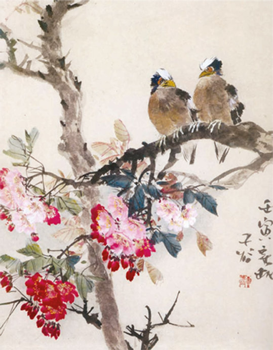 柳子谷花鸟作品大全,柳子谷花鸟精品图片