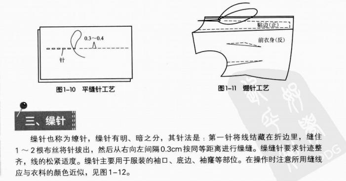 服装裁剪缝纫教程之polo领的缝制,服装缝纫技术教程之女裙拉链缝制