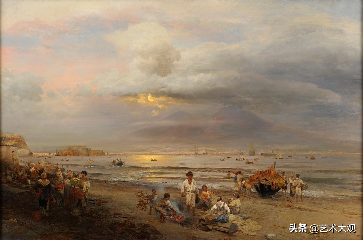芬兰大师古典风景油画作品欣赏,顶级的欧洲午后阳光风景油画