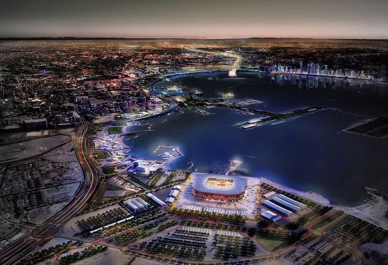 2022卡塔尔世界杯景观布置,卡塔尔世界杯设计作品