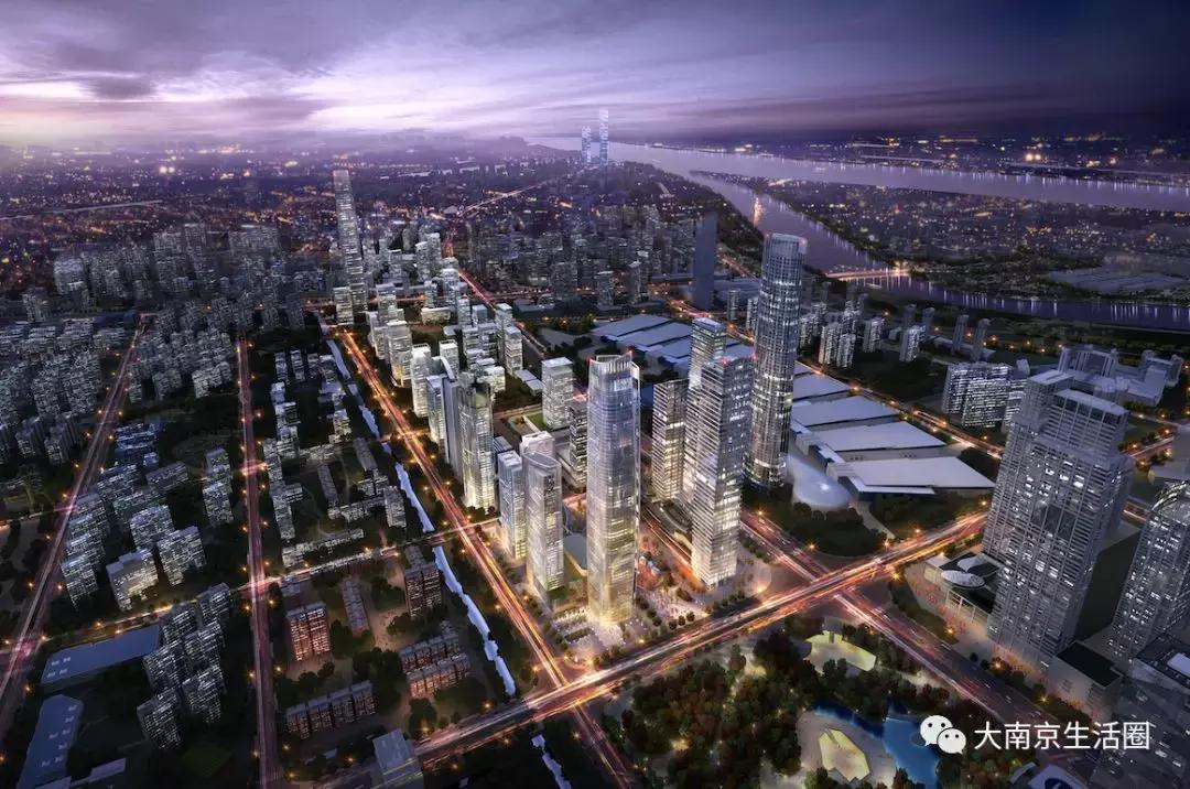 南京未来的新街口,南京新街口和河西对比