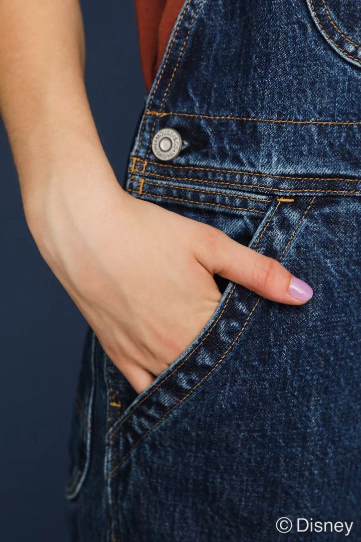 moussy迪士尼背带裤,moussy迪士尼联名明星同款