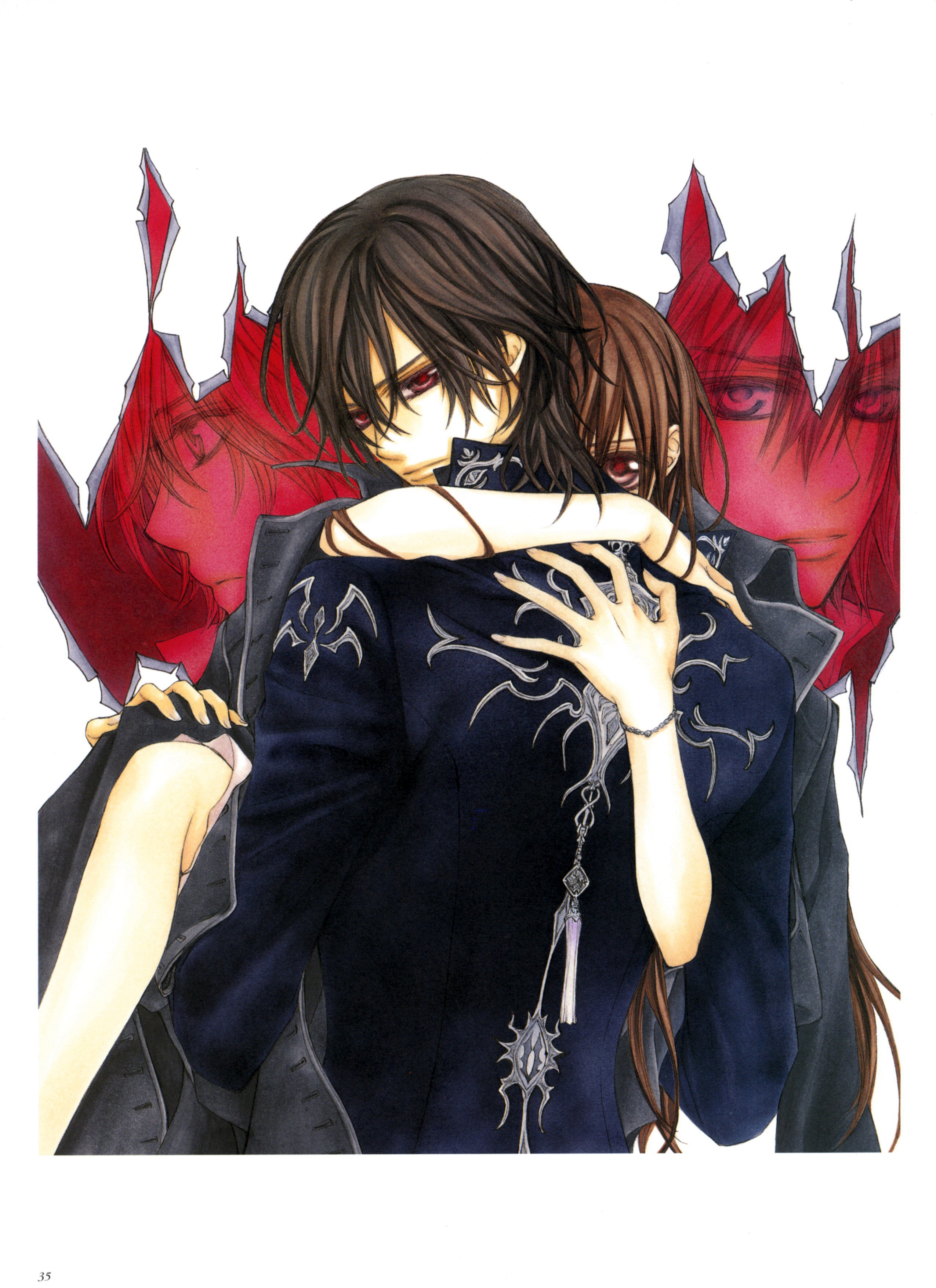 有关帅气吸血鬼的漫画图片,画风超精致的日本吸血鬼漫画