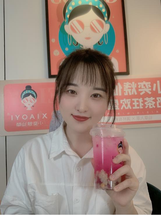 小奕烧仙草大颗粒水果奶盖茶,小奕烧仙草饮品