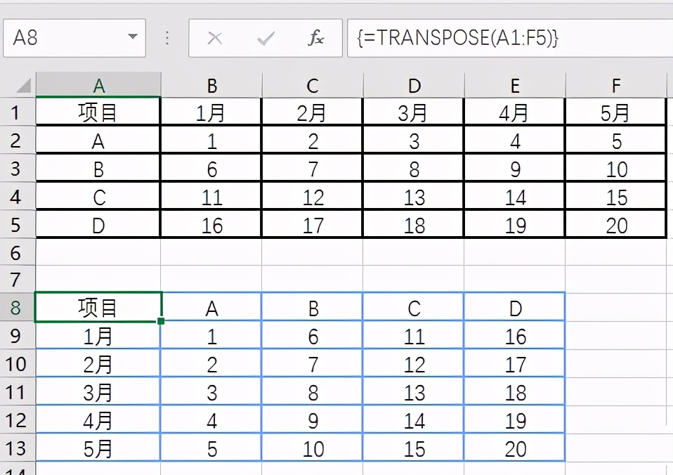 excel表格技巧竖向变横向文字,excel技巧怎样把横列变成竖列
