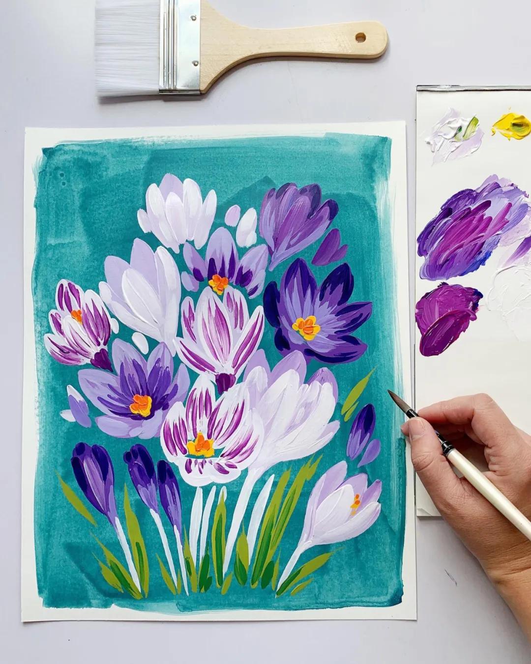 丙烯平涂的正确方法图解,丙烯大面积平涂墙面技巧