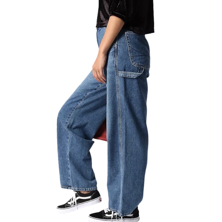 夏季高腰阔腿牛仔裤穿搭女,高腰牛仔裤女阔腿梨形身材