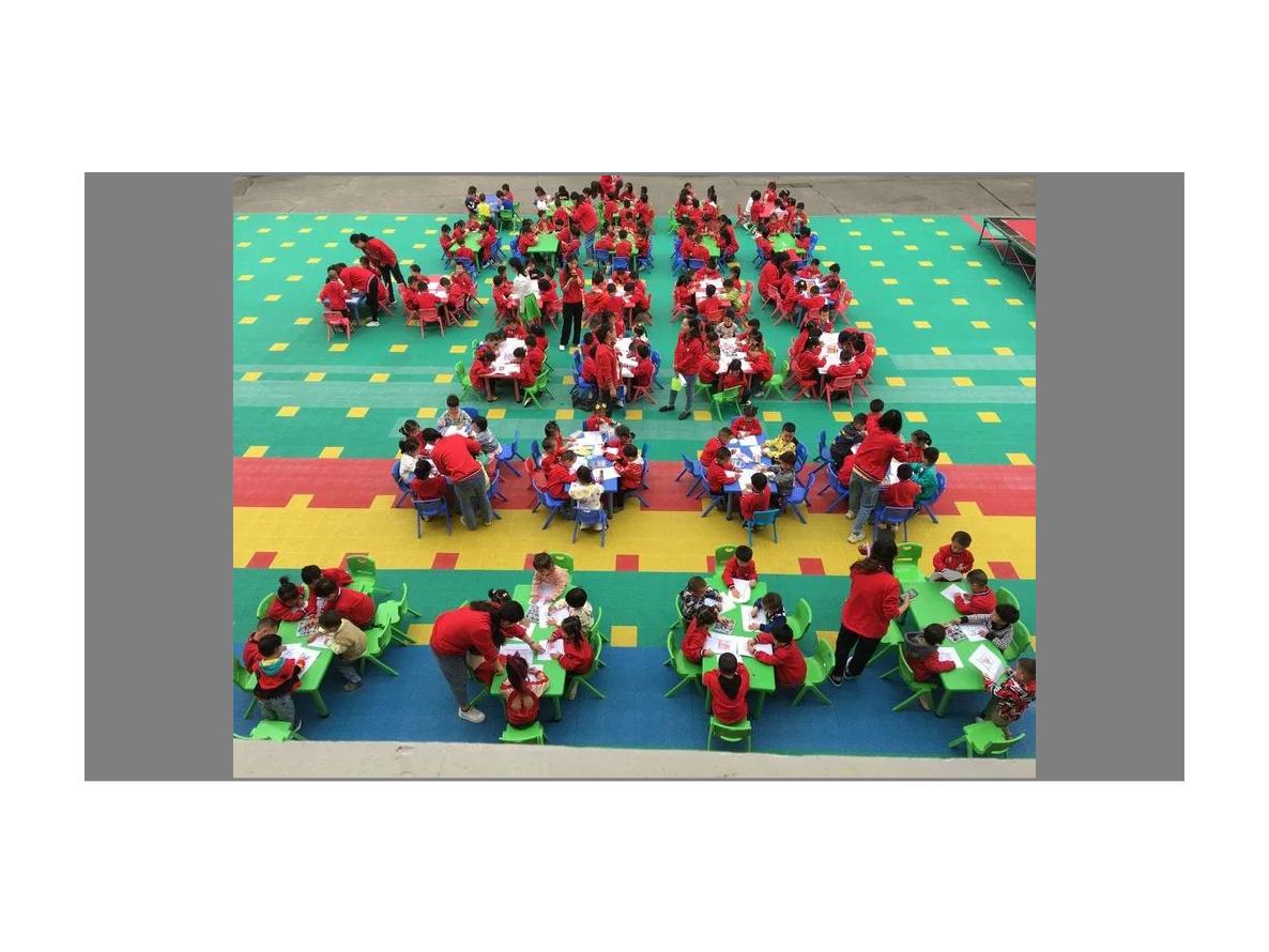 幼儿园百年华诞童心向党环创,岳阳县鹿角中心幼儿园