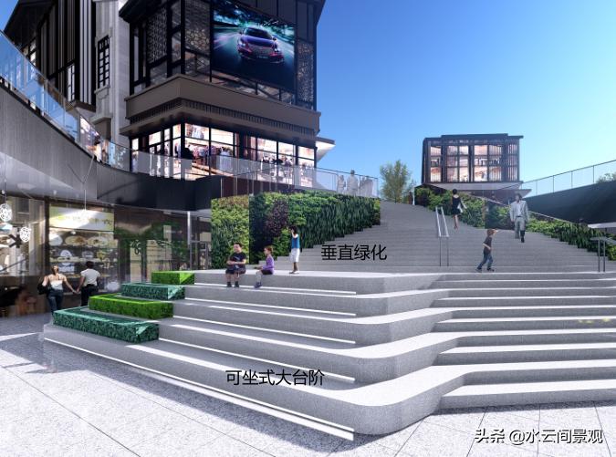 武汉商业街区景观设计思路,武汉商业街景观设计