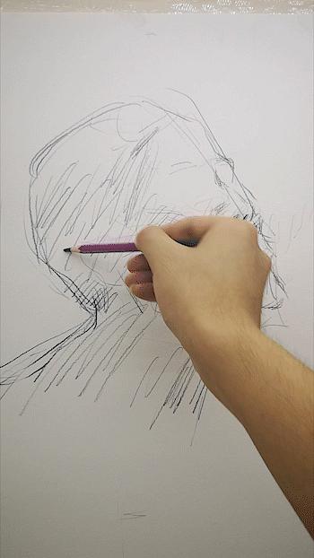 杭州画室｜章鱼老师魅力展示高质量范画现场（附高产私密作品）