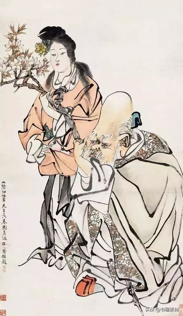 任伯年与范曾老子出关图的对比 (任伯年范曾书法作品)