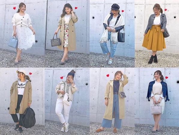 166130斤胖女孩穿搭,矮胖女生穿搭合集