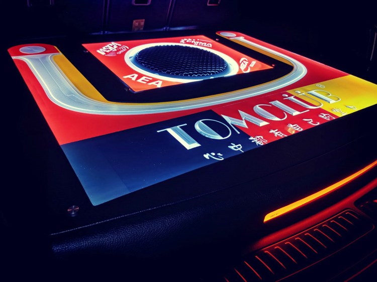 保时捷卡宴音响效果dj,保时捷卡宴音响升级案例