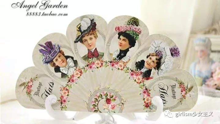 lolita轻小扇,lolita花朵团扇教程